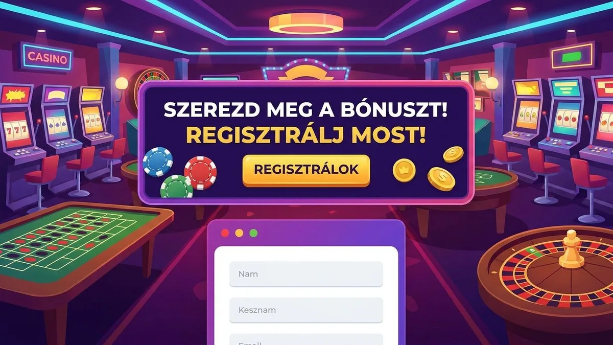 Bónuszos regisztráció
